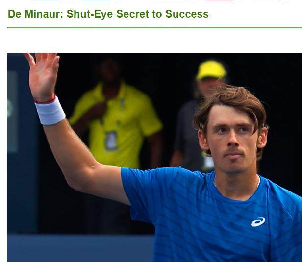 华体会在线登陆-德米纳尔杀入多伦多决赛 突破秘诀：午睡才是王道